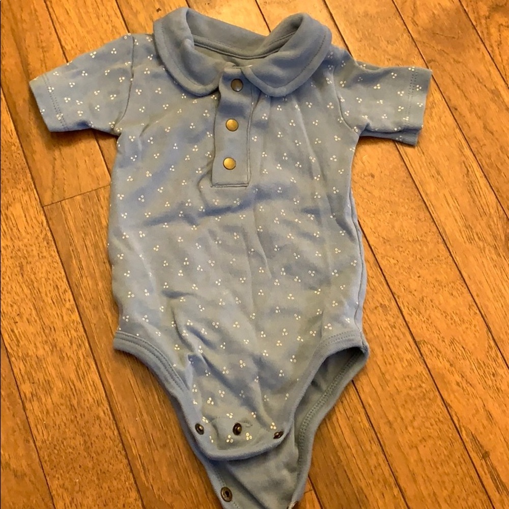 Loved baby collared onesie